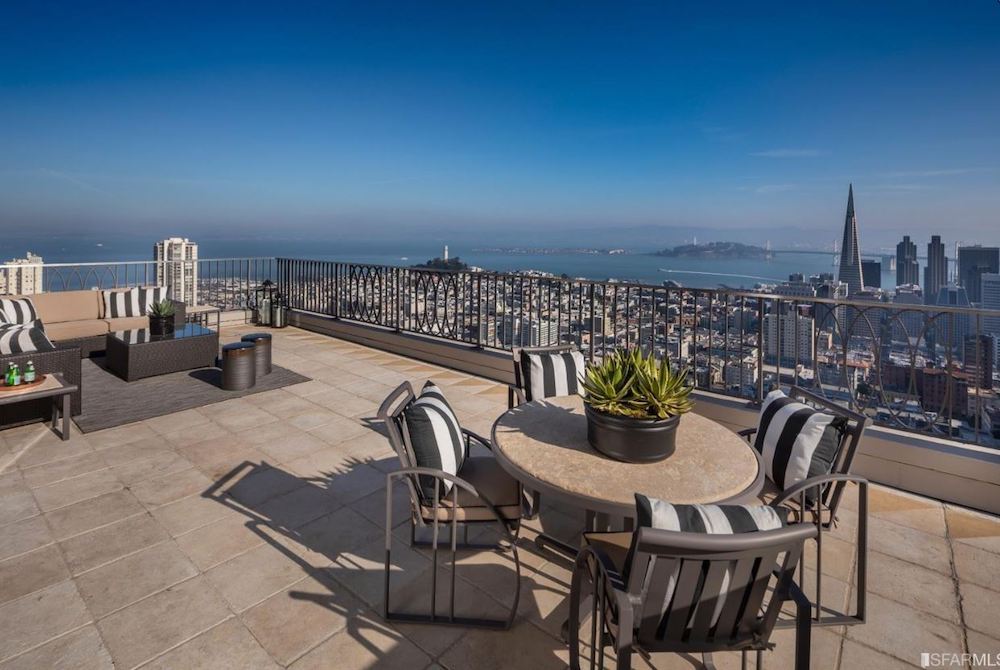 Historic Penthouse With One of the Largest Private Terraces in San ... - High-Rise Penthouse Condos In San Francisco With Sauna