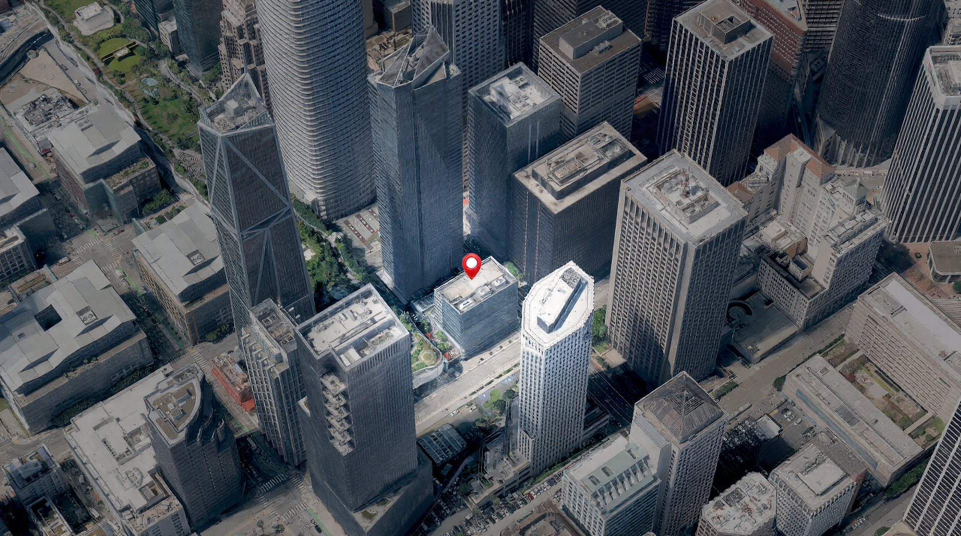 Aerial view of 301 Mission Street #40D San Francisco, CA 94105