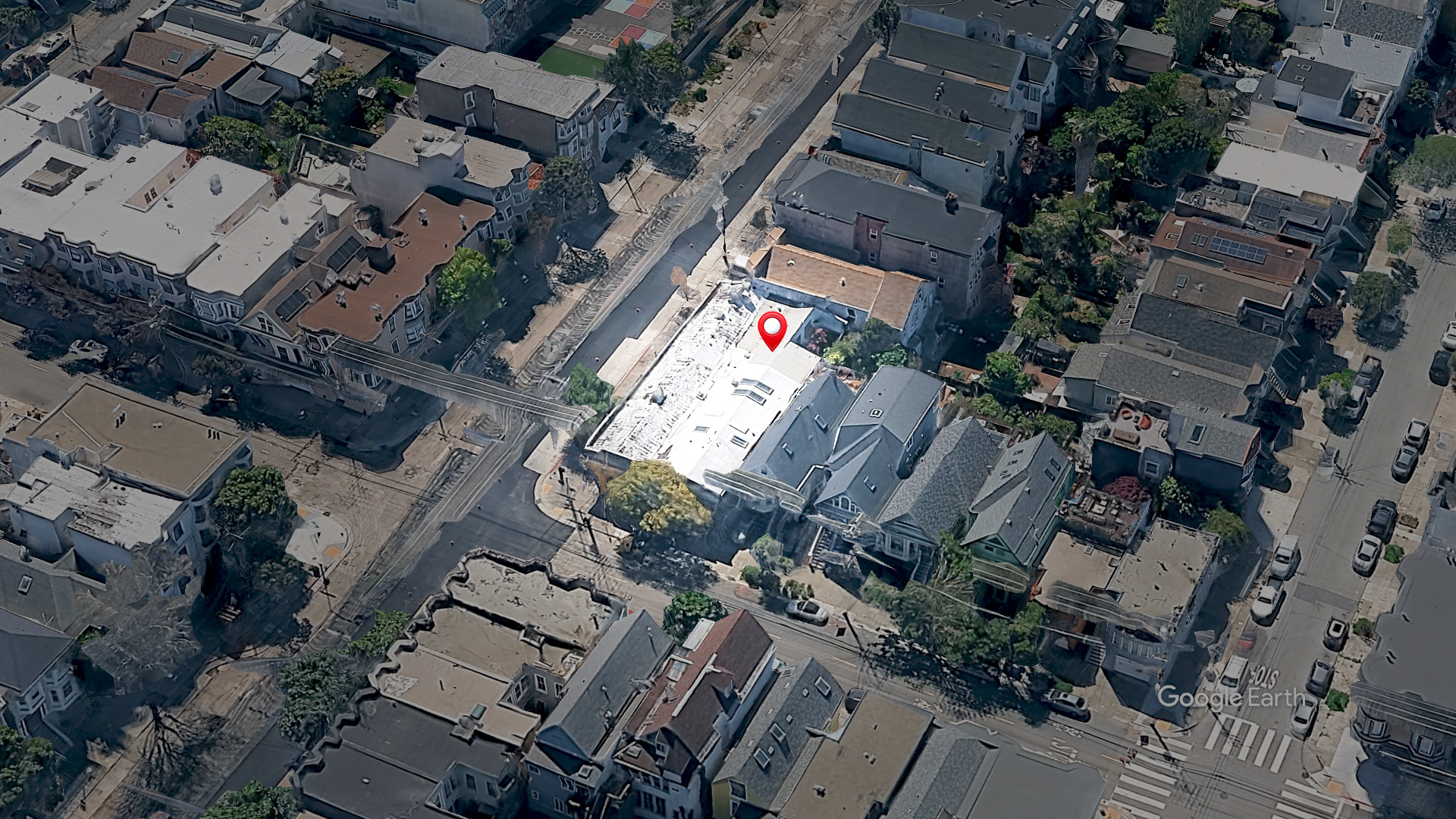 Aerial view of 2753 22nd St