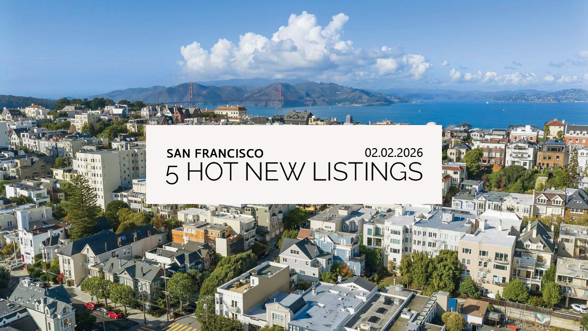 This Week’s 5 Hot New Listings in San Francisco | 02.02.2026