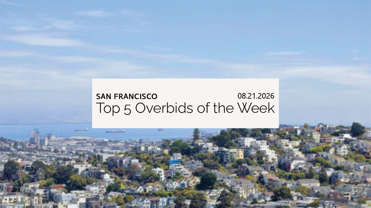 Top 5 Overbids in San Francisco - 08/21/2026 Featured Photo